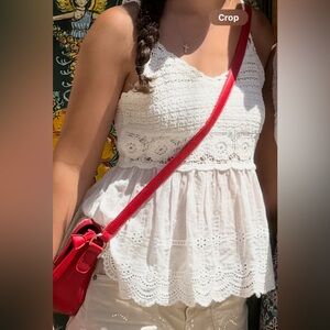 Boho White Women’s Top